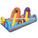 Inflatable Obstacle Challenges Course With Double Slides