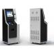 17 Floor Standing Payment ATM Advertisement Player Kiosk With Finger Reader