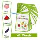 Wholesale Cognitive Cards Customized Paper Sight Words Flash Cards For Kids Educational Playing Cards