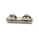 Iron Shell Push Pull Wheel Sliding Glass Cabinet Rollers Low Noise Operation