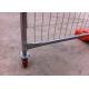 Heavy Duty Design Temp Fence Panels Portable Mesh Fencing 84 Microns