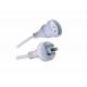 Australia SAA 3 Pin white extension power cord  0.5m-10m copper power extension cable
