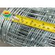 50m Roll Hinge Joint Galvanized Woven Wire Fencing Net For Cattle / Sheep / Goat