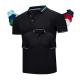 Breathable Flyita Mens Plain Polo T Shirt Cotton Short Sleeve