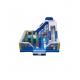 Blue White Snow theme Children Fun Park Inflatable Slide Bouncy
