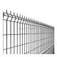 3D Curved Welded Wire Mesh Panel Security Fence with Pressure Treated Heat Treated Wood