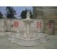 Famous Big 200cm White Marble Sculpture Water Fountain Pool With Horse