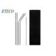 10.5 Inch Metal Drinking Straws , 30oz Tumbler Extra Long Stainless Steel Straws