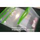 Resealable Clear Reclosable Stand Up Pouches Plastic Seal Zip Lock Bags Poly Bag,gridding document zip bag with metal ho