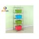 Household Storage Chrome Plated Wire Mesh Shelving Rack