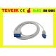 SpO2 Extension Adapter cable, 11pin to TS 9pin female Compatible with GE ohmeda TS9pin sensor
