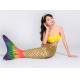 Spandex Material Childrens Mermaid Tails , Realistic Mermaid Tails For Kids