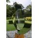 Mirror Polished Contemporary Round Outdoor Metal Art Sculpture For Garden