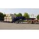 TITAN 100T 120ton 16m Heavy duty 3 line 6 axles Construction Gooseneck lowbed trailer for bulldozer with dolly for Sale