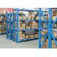 Fire Resistant Warehouse Metal Racks , Storage Shelf Heavy Duty Rack