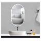 Factory direct bathroom mirror light oval waterproof and haze-proof light luxury hotel toilet glass mirror lamp