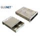 One Piece Shielding Qsfp+ Connector 2 Ports Ganged QSFP14 Cage Copper Alloy Materials