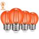 200lm Dimmable LED Orange Edison Light Bulbs G45 2W