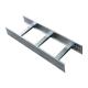 Galvanized Steel Ladder Type Cable Tray Silver Wall Mounted Installation