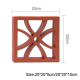 Jali Garden Decorative Terracotta Tiles Handmade 200mm Indoor Wall Block