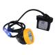 15000lux Mining Helmet Light Rechargeable LED Miner Cap Lamp With Blue Flashing Rear Light