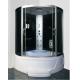 Tempered Clear Glass Steam Shower Cabin Sliding Open