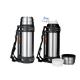 Classic Steel Water Bottle 1000ml Insulated Water Jug With Handle Wide Mouth