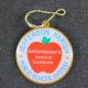 custom apple  logo Printing keychain, hight quality metal gifts and crafts keychain