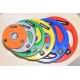 Colored Fractional Rubber Gym Weight Plates 45 Pound
