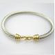 (B-09) Cable Buckle Bracelet with Gold Romantic Bracelet Women Jewelry