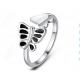 925 sterling silver rings female butterfly ring opening ring