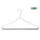 Betterall Hotel Use Black Coated Polished Chrome Wire Hangers for Laundry