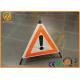 Customized Reflective Warning Triangle Construction Folding Triangle Warning Sign