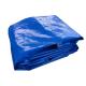 Anti-Pull Blue PE Tarpaulin Cover Sheet with Waterproof and Yarn Count 650D 2000D