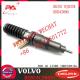Excavator parts injector BEBE4C08001 2PINS diesel fuel injector 3829087 for for VO-LVO 16 LITRE INDUSTRIAL