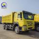 10wheels Tipper Second Hand HOWO 371HP Used Dump Truck Blue with Zf8118 Steering System