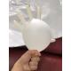 100pcs/Box Powder Free Natural Latex Examination Gloves Milk White