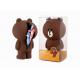 Brown Bear Silicone Pencil Case Stationery Stereo Creative Pen Box With Logo Customized