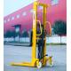 Warehouse Manual Forklift Stacker With Adjustable Fork Compact Size