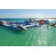 PVC Tarpaulin Aquaglide Inflatable Water Park / inflatable aqua park For Pool