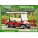 48V 6 Seater Electrical Golf Car 350A Controller / Golf Buggy Car With Rain Cover