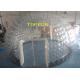 6m Diameter 1.0mm PVC Inflatable Clear Bubble Tent With Double Layers