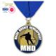 Hot Sale Product Shiny Gold Plated 3D Soft Enamel Gymnastic Award Medal Sports Medals With Hanger Hooks