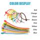 Custom Length Reusable Long Silicone Rubber Food Bag Twist Zip Tie Organizer Strap Silicon Cable Wire Tie
