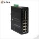 SFP Network PoE Switch 8 Port 10/100/1000T 802.3at Industrial Gigabit