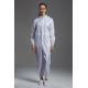 Anti static ESD white color autoclavable sterilized hooded coverall for class 100 cleanroom