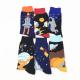 Breathable Printed Picture Socks , Multiapplication Spandex Galaxy Tie Dye Socks