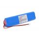 Blue 14.8V 2600mah Li Ion Battery , Syringe Pump Battery For Veryark TCI-II