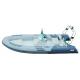 Open Cruising Rib Inflatable Boats Inflatable Pontoon Boats Deep V - hull 4.8 Meter
