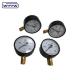 water pipe pressure gauge factory 100mm 4 inch M20X1.5 black steel cheap price manometer 20 psi